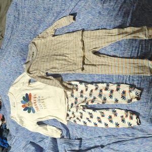 2 sets of chick pea pajamas 18 months GUC
